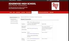 
							         Student Connection - Edgewood High School								  
							    
