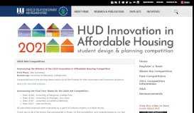 
							         Student Design & Planning Competition | HUD USER								  
							    