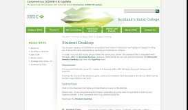 
							         Student Desktop - Student Desktop - SRUC								  
							    