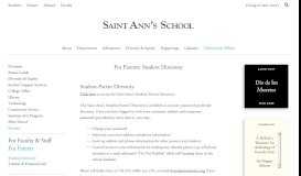 
							         Student Directory | Saint Ann's School - Brooklyn								  
							    
