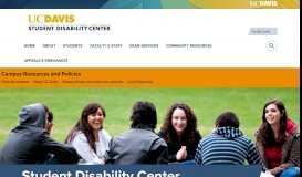 
							         Student Disability Center								  
							    