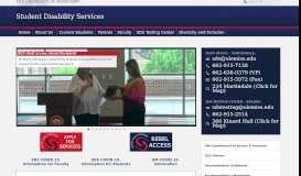
							         Student Disability Services | University of Mississippi								  
							    