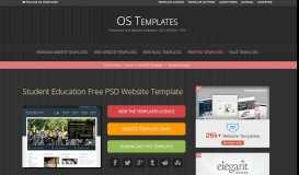 
							         Student Education Free PSD Website Template | PSD Templates | OS ...								  
							    