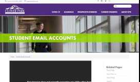 
							         Student Email Accounts | Clover Park Technical College								  
							    