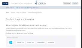 
							         Student Email and Calendar | Information & Instructional Technology ...								  
							    