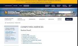 
							         Student Email | Computing Services | University of Southern Maine								  
							    