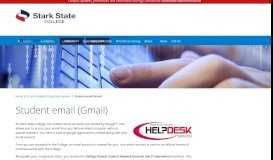
							         Student email (Gmail) | Stark State College - North Canton, Ohio								  
							    