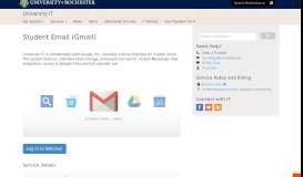 
							         Student Email (Gmail) - University IT								  
							    