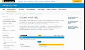 
							         Student email help - Current Students - Curtin Student Services								  
							    