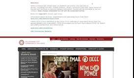 
							         Student Email - OCCC.edu								  
							    