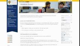 
							         Student Email | Student IT - Otago Blogs - University of Otago								  
							    