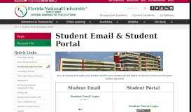 
							         Student Email & Student Portal | Florida National University								  
							    