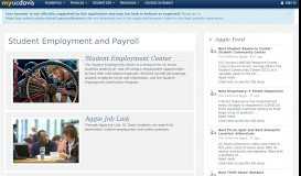 
							         Student Employment and Payroll - myucdavis								  
							    