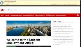 
							         Student Employment Office - Boston University								  
							    