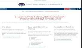 
							         Student Employment Opportunities - FAU								  
							    