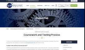 
							         Student FAQ | Online Degrees - California Coast University								  
							    