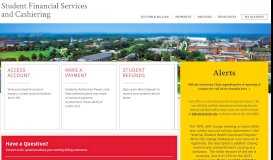 
							         Student Financial Services and Cashiering - University of Maryland								  
							    