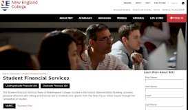 
							         Student Financial Services | New England College								  
							    