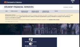 
							         Student Financial Services, UVA								  
							    
