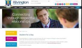 
							         Student for a Day - Kilvington Grammar School								  
							    