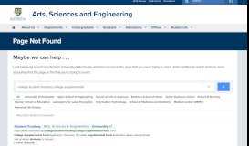 
							         Student Funding : Arts, Sciences & Engineering : University of Rochester								  
							    