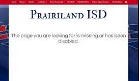 
							         Student Grade Viewer - Prairiland ISD								  
							    