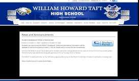 
							         Student Gradebook Portal is Now Active! - News ... - Taft High School								  
							    