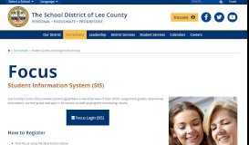 
							         Student Grades and Assignments (Focus®) - Lee County Schools								  
							    