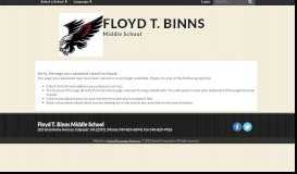 
							         Student Grades - Floyd T. Binns Middle School - Culpeper County ...								  
							    