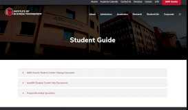 
							         Student Guide - Institute of Business Management (IoBM)								  
							    