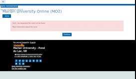 
							         Student Guide - Marian University Online (MO2)								  
							    