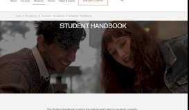 
							         Student handbook | Australian Film Television and Radio School								  
							    