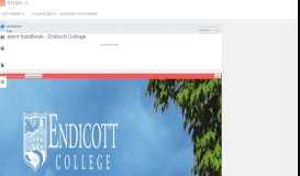 
							         student handbook - Endicott College - studylib.net								  
							    