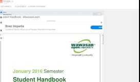 
							         Student Handbook - WawasanLearn - studylib.net								  
							    