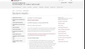 
							         Student Health | Family Medicine | University of Nebraska Medical ...								  
							    