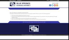 
							         Student Health Records Online - Blue Springs School District								  
							    