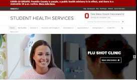 
							         Student Health Services - The Ohio State University								  
							    