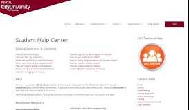 
							         Student Help Center - CityU Portal - City University of Seattle								  
							    