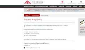 
							         Student Help Desk - Mt. Hood Community College								  
							    
