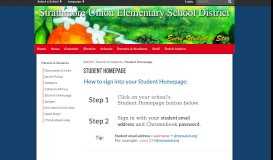 
							         Student Homepage - SUESD - Strathmore Union Elementary School ...								  
							    