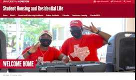 
							         Student Housing and Residential Life - University of Houston								  
							    