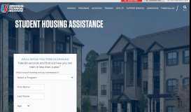 
							         Student Housing Assistance | UTI - Universal Technical Institute								  
							    