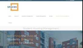 
							         Student Housing Management | Tuscaloosa, AL | Spaces Management								  
							    