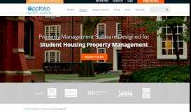 
							         Student Housing Property Management Software | AppFolio								  
							    