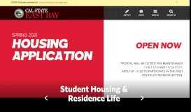
							         Student Housing & Residence Life - Cal State East Bay								  
							    
