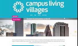 
							         Student Housing & University Apartments US | Campus Living Villages								  
							    