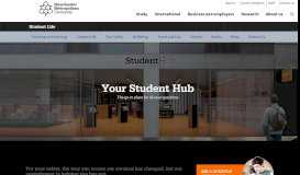 
							         Student Hub - Manchester Metropolitan University								  
							    