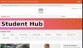
							         Student Hub : University of Sussex								  
							    