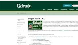 
							         Student ID Card - Delgado Community College								  
							    