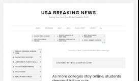 
							         Student infinite campus login – USA Breaking News								  
							    